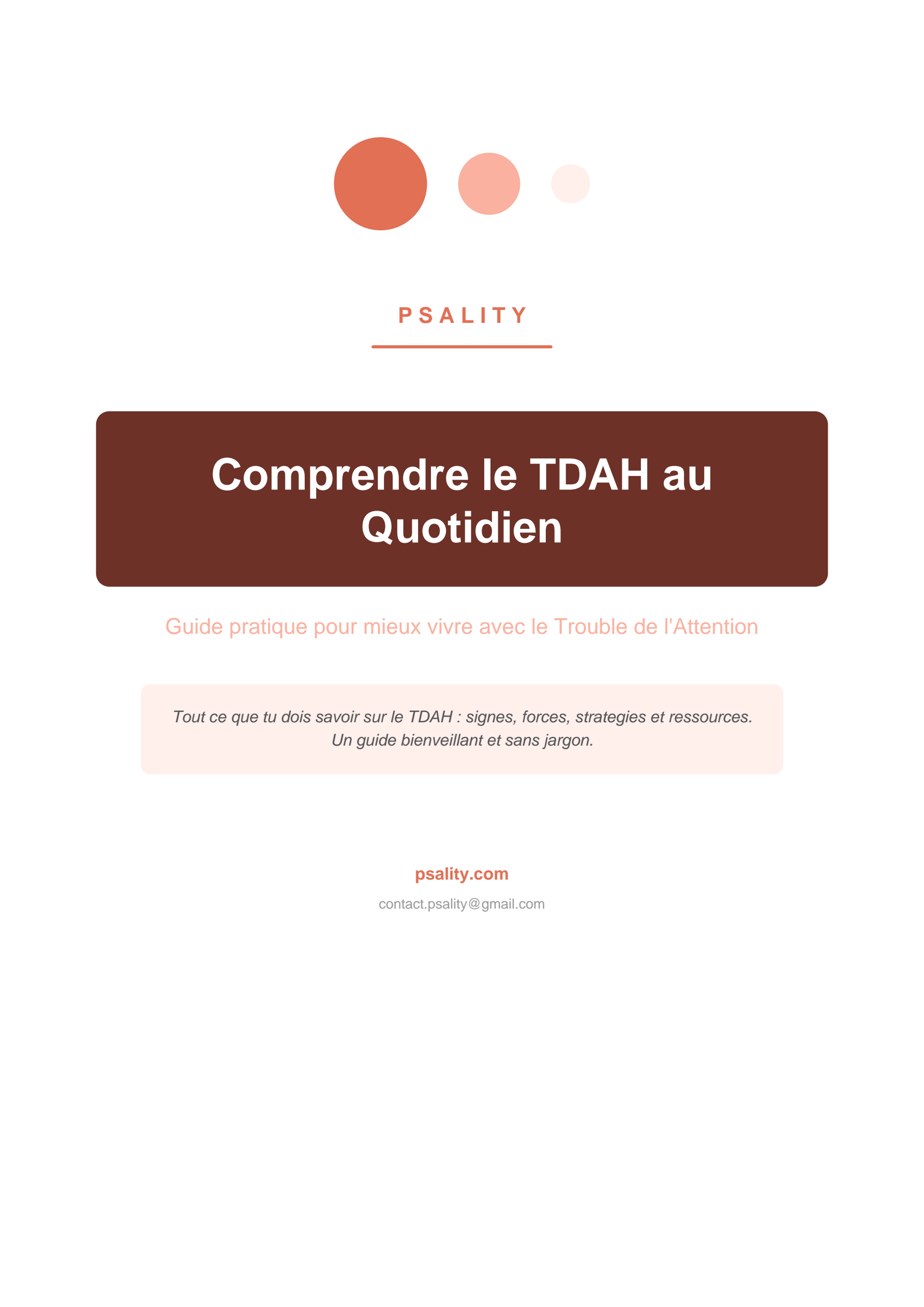 Comprendre le TDAH au Quotidien